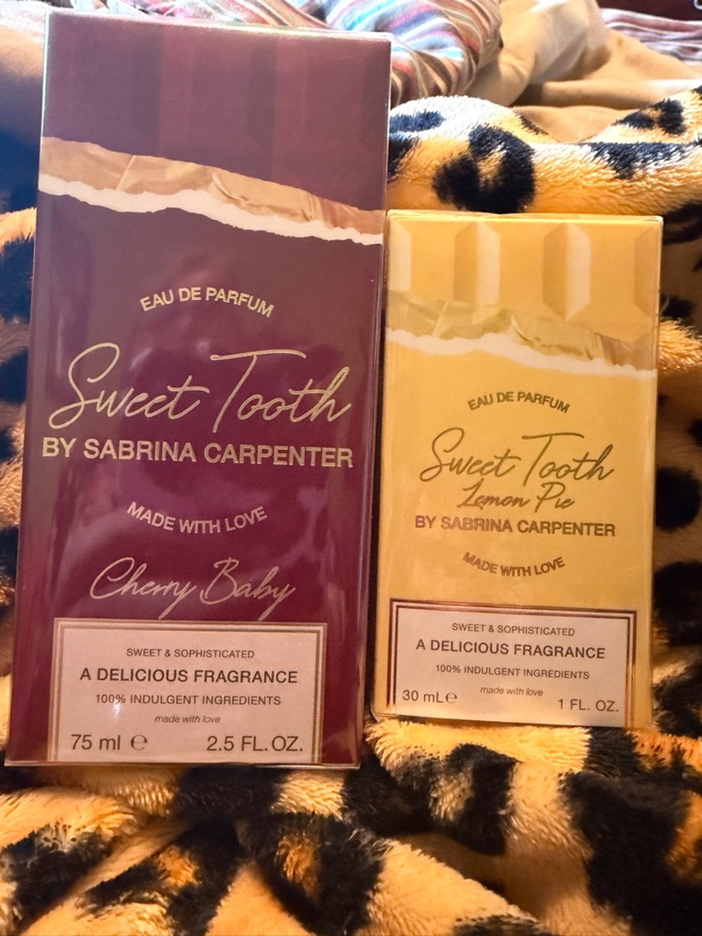 Sabrina Carpenter sweet tooth, cherry baby and lemon pie bundle